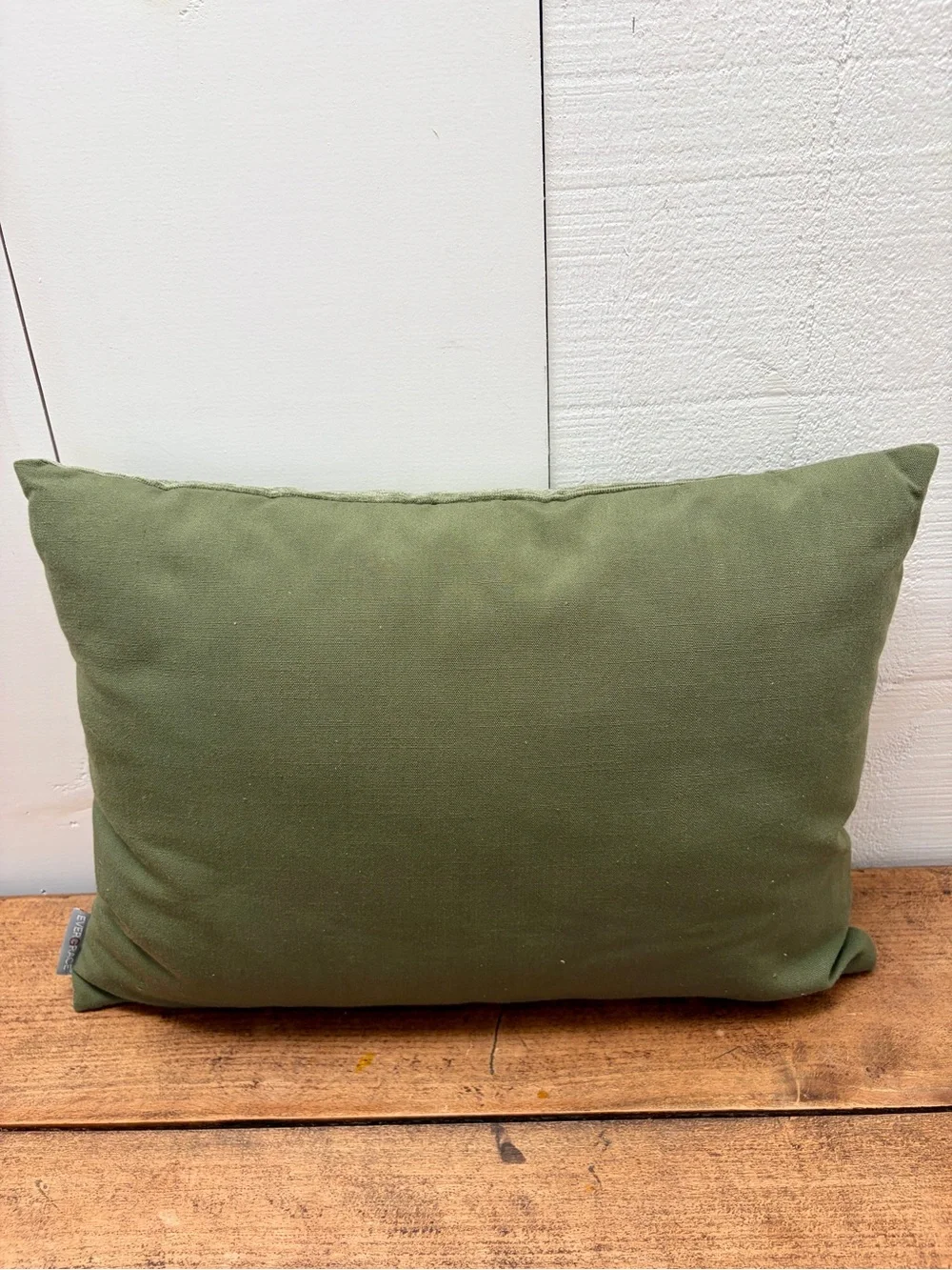 EverGrace Ribbed Velvet Accent Pillow - Soft Textured Throw Cushion 14x20”